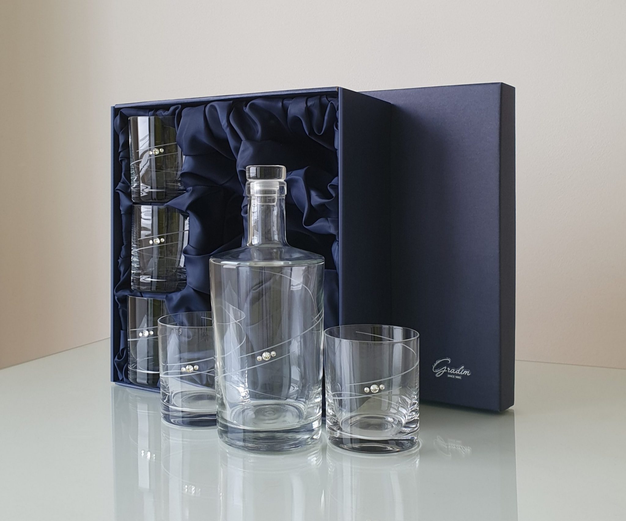 Spiral Gradim crystals, whisky set, fľaša 0,7 l + 6 ks pohár OF 280 ml - Image 2